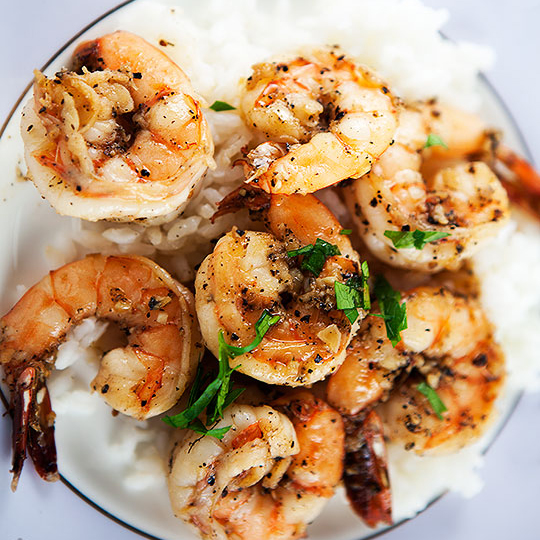prawn garlic